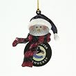 Vancouver Canucks NHL Striped Acrylic Snowman Ornament (3")