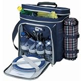 Smoky Mountain Getaway Picnic Backpack for 4