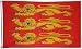 Drapeau France Haute Normandie, treis cats - 60 x 90 cm