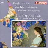 Franck: Sonata for violin in A / Saint-Saens: Sonata for violin No1 in D minor Op. 75 / Messiaen: Theme and Variations for Violin and Piano