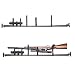 Big Sky Racks SBR-1G One-Gun Rack - Ceiling Mounted - Telescoping