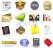 Wallmonkeys Peel and Stick Wall Decals - Business Icon Set - Removable Graphic