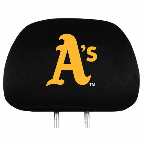 Oakland Athletics MLB Headrest Covers (2 Pack) Covers
