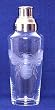 Individually Hand Etched Honeybee Glass Shaker 11"