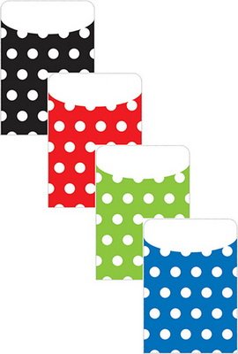 BRITE POCKETS ASST POLKA DOTS 25BAG