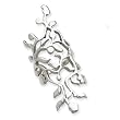 Sterling Silver Vines Full Finger Ring