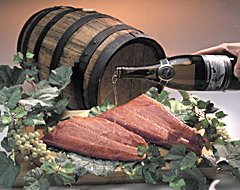 Wine Smoked Coho Salmon-1 2 pound fillet by Wild Alaskan Smoked Salmon & Seafood