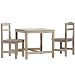 Unfinished Table an Chair Set - 3-pc.