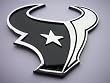 Houston Texans Metal Auto Emblem