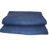 Hugger Mugger Deluxe Wool Yoga Blanket (Navy)