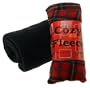 Intimo Men's Polar Fleece Pant with Bonus Fleece Blanket