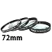 Vivitar Series 1 1 2 4 10 Close-Up Macro Filter Set w/Pouch (72mm)