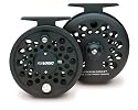 Fly Logic Premium Series Fly Fishing Reel FLP345/C 3 - 4 - 5 Line Weight Aluminum Disc Drag Flyreel With Pouch - Charcoal Color | FREE SHIPPING