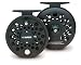 Fly Logic Premium Series Fly Fishing Reel FLP345/C 3 - 4 - 5 Line Weight Aluminum Disc Drag Flyreel Made In USA - Charcoal Color