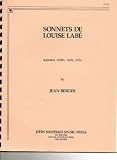 SONNETS DE LOUISE LABE for soprano, violin, viola, & cello