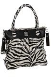 Kalencom The Wild Side Diaper Bag, Tiger Black/Cream