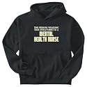 SWEATSHIRT BLACK " FOR MENTAL HEALTH NURSE " Medium