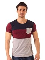 Lois Camiseta Manga Corta Nikolaus Ponto (Gris / Granate)