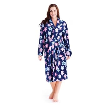 bademantel damen mit blumen