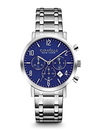 Caravelle New York by Bulova Men's 43B139 Analog Display Japanese Quartz White Watch