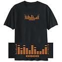 T-SHIRT BLACK " EQUALIZER DISCO " Large