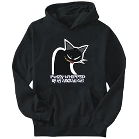 Buy Hoodie Mens Black Pussy whipped by my Aegean Cat Cats by TopExpressions