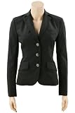SOLID WOOL STRETCH BLAZER