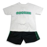 Mis Tee V-us - Toddler Boys Short Sleeve Short Set, White, Navy
