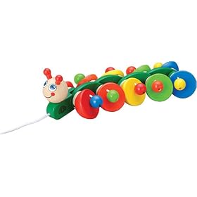 Wonderworld Sprinter Caterpillar Wooden Pull-Along Toy