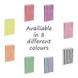 Pink Candy Stripe Paper Bags - 5" x 7" - (1 pack =100 bags)