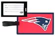 New England Patriots Luggage Tag - NFL Football Fan Shop Sports Team Merchandise