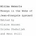 Book Minima Memoria: In the Wake of Jean-FranCois Lyotard