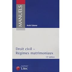 Droit civil - R�gimes matrimoniaux