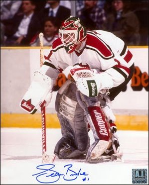 Sean Burke New Jersey Devils Autographed/Hand Signed 8X10 Goalie Photo