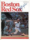 Carl Yastrzemski Autographed Boston Red Sox Program