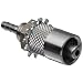 Luer Stainless Steel 316 Male Bulkhead Adaptor, For 3/32" Tube, 1/4-32 Thread