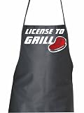 Produkt-Bild: Stylo-BBQ-Wear License to Grill Grillsch&uuml;rze FN_426 schwarz