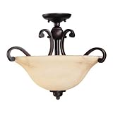 Nuvo Lighting Anastasia Semi-Flush Ceiling Light