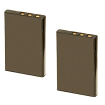 PENTAX D-li2 / D-Li7 / DL-17 Equivalent Li Ion Battery 2-Pack for Optio 750Z / MX / MX4 & Many More Digital Cameras