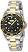 Invicta Men's Two Tone Professional Quartz Diver - Black Dial 8934