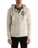 Sweat-shirt zippé Gris chiné Core Athletic