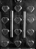 B.S. 5/8 HEART Valentine Candy Mold chocolate