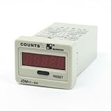 uxcell デジタルカウンター　数取器　リセット　グレー　JDM11-5H AC220V 5デジタル