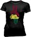 Omni Peace Africa Washed Black Juniors T-shirt Tee