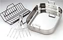All-Clad Stainless Roasting Pan with Rack and Turkey Forks