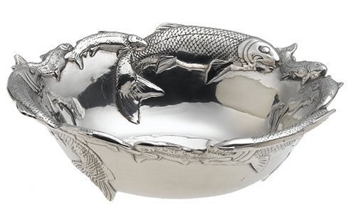 Arthur Court Fish 12-Inch Salad Bowl