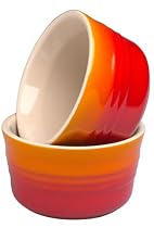Le Creuset Stoneware Ramekin Set of 2, Volcanic
