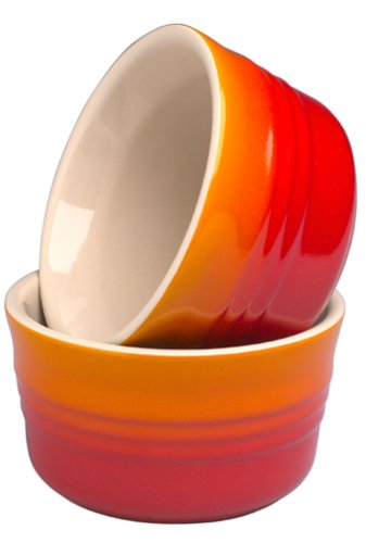 Le Creuset Stoneware Ramekin Set of 2, Volcanic