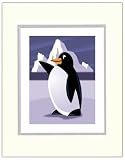 TykeStyle Penguin and Iceberg 8x10 Art Print