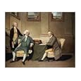 Group Portrait of Sergeant-at-Arms Bonfoy, His Son, and John Clementson Art Styles Giclee Poster Print by John Hamilton Mortimer, 24x18
